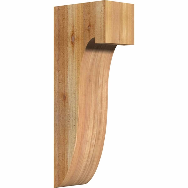 Ekena Millwork Del Monte Rough Sawn Corbel, Western Red Cedar, 6"W x 10"D x 26"H COR06X10X26DEL00RWR - main